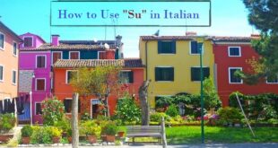 Park bench on a street in Italy where people can sit and use the Italian preposition "su."