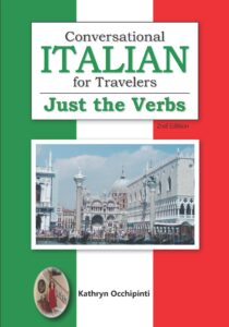 Book cover for the second edition of Conversational Italian for Travelers Just the Verbs